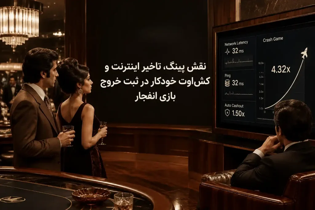 نقش پینگ، تأخیر اینترنت و کش_اوت خودکار در ثبت خروج بازی انجار